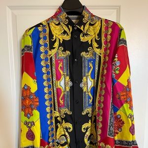 Authentic Versace Silk long sleeve shirt